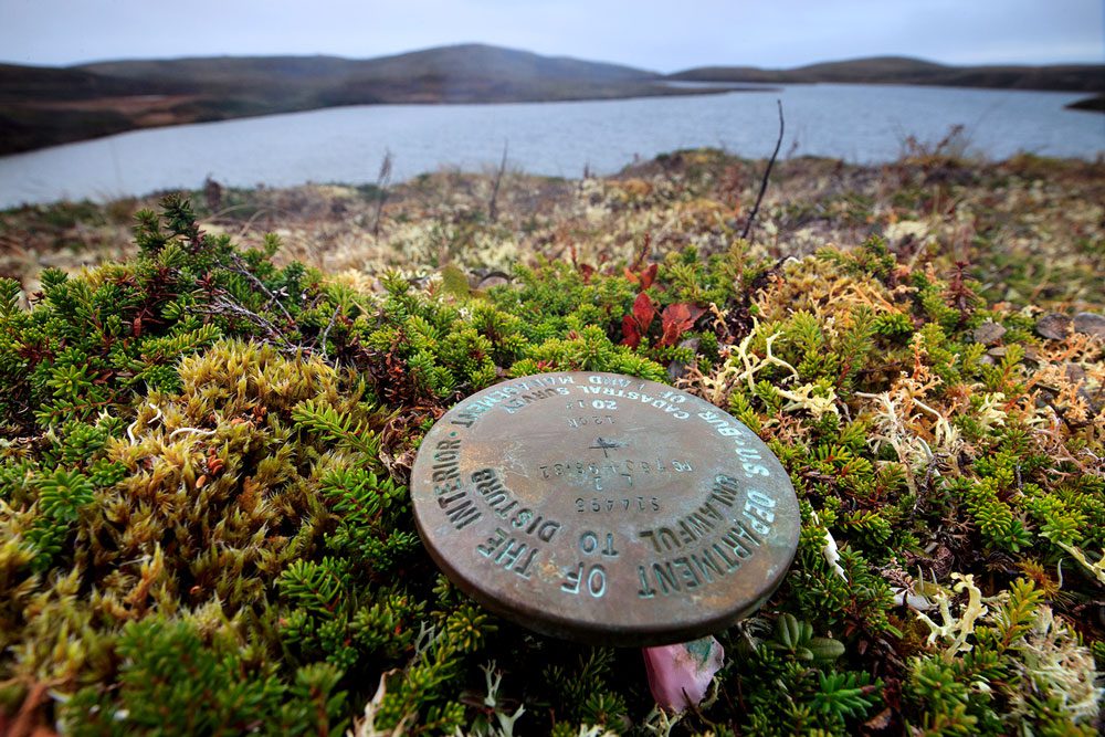 In the summer of 2018, the stillness of Izembek was broken when a fleet of seven helicopters made 80 landings in the refuge to place Department of the Interior survey markers for a proposed road through the federal wilderness area. Photo by Gerrit Vyn.