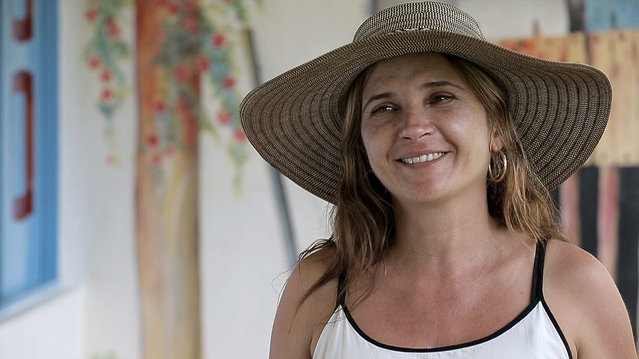 Isabel Cristina Echeverri Restrepo, administrator, Finca Los Arrayanes coffee farm, Antioquia, Colombia, Photo by Cornell Lab Multimedia