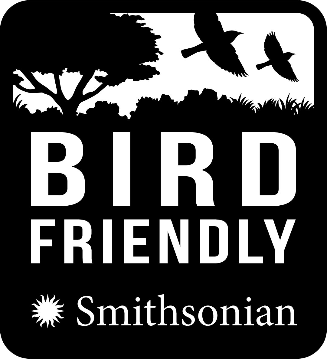 Smithsonian bird friendly coffee logo