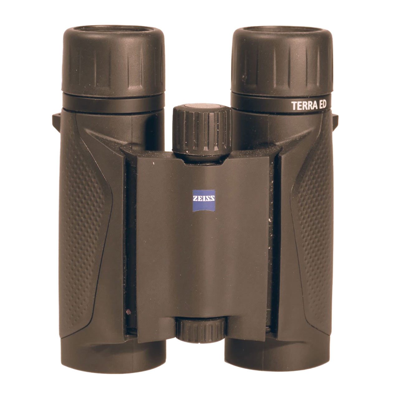 Black binoculars.